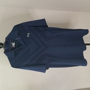 Mens Under Armour blue Golf shirt size XL